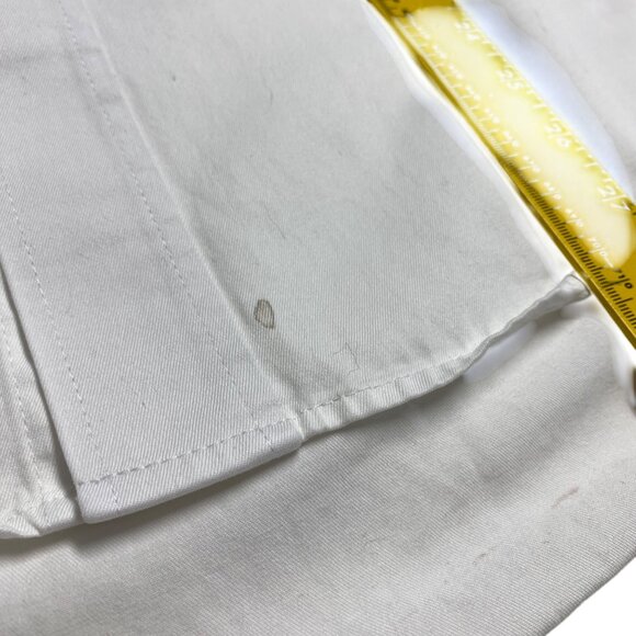 Ariat Mens Long Sleeve White Button-Up Western Shirt Brushpopper Work - Picture 10 of 15